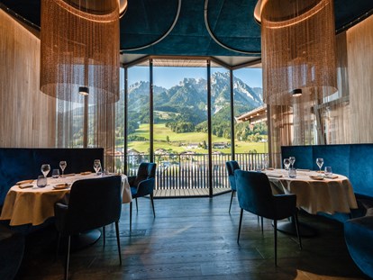 Wellnessurlaub - Umgebungsschwerpunkt: Berg - Gourmetrestaurant "dahoam" - Good Life Resort Riederalm