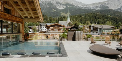 Wellnessurlaub - Pools: Außenpool nicht beheizt - Österreich - Dachterrasse zum Entspannen - Kaiserlodge 