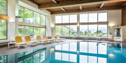 Wellnessurlaub - Bettgrößen: King Size Bett - Österreich - Panorama-Pool im Alpenwelt SPA - Inntalerhof - DAS Panoramahotel