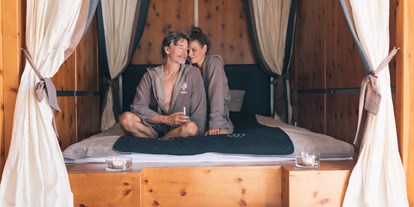 Wellnessurlaub - Hotel-Schwerpunkt: Wellness & Romantik - Österreich - Unser Parterraum im Orjola Spa mit Wasserbett - Wellnesshotel ...liebes Rot-Flüh