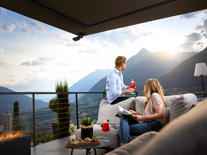 Wellnessurlaub - Trentino-Südtirol - Terrasse - Hotel Das Sonnenparadies