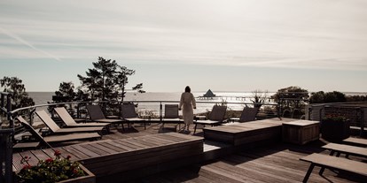 Wellnessurlaub - Umgebungsschwerpunkt: Strand - Meerluftdeck - Strandhotel Ostseeblick