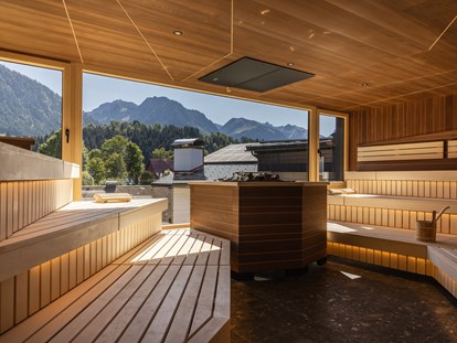 Wellnessurlaub - Oberstdorf - Panorama Sauna - Hotel Franks