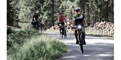 Wellnessurlaub - Hotel-Schwerpunkt: Wellness & Beauty - Österreich - INNs HOLZ Chaletdorf im Sommer Radfahren Mountainbike - INNs HOLZ Chaletdorf