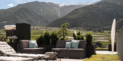 Wellnessurlaub - Trentino-Südtirol - Dachterrasse  - Hotel Mein Matillhof
