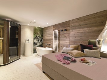 ZillergrundRock Luxury Mountain Resort Zimmerkategorien Design Suite Alpin Lodge 