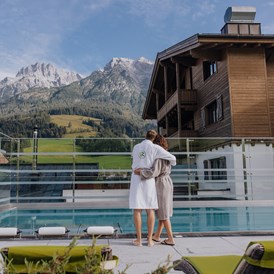 Wellnesshotel: Wellnessurlaub mit atemberaubendem Bergpanorama - Good Life Resort Riederalm
