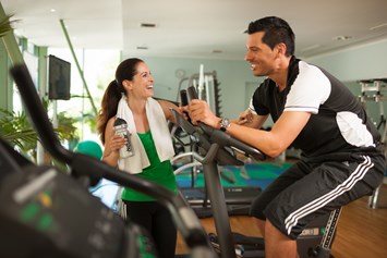 Wellnesshotel: Fitnessstudio mit Precor Geräten - Jerzner Hof