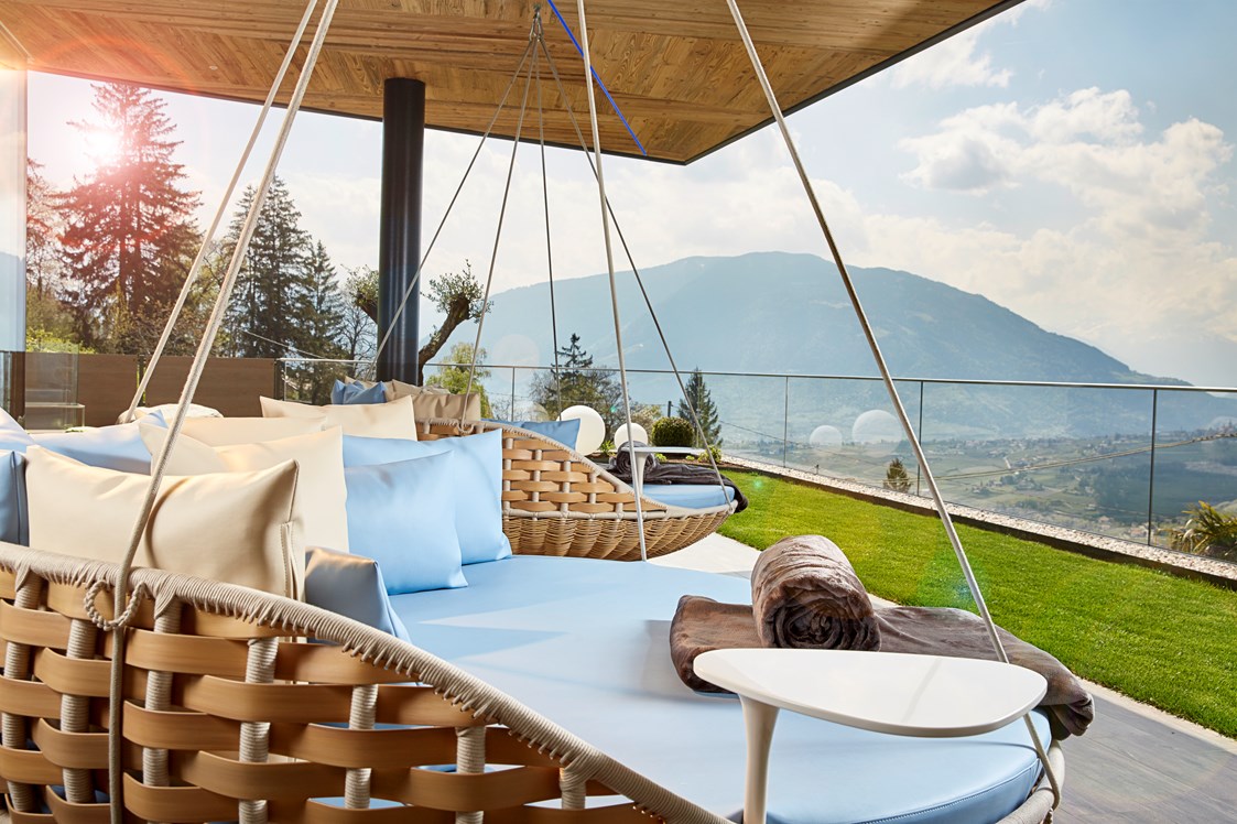 Wellnesshotel: Outdoor-Chill-Lounge - Hotel Das Sonnenparadies