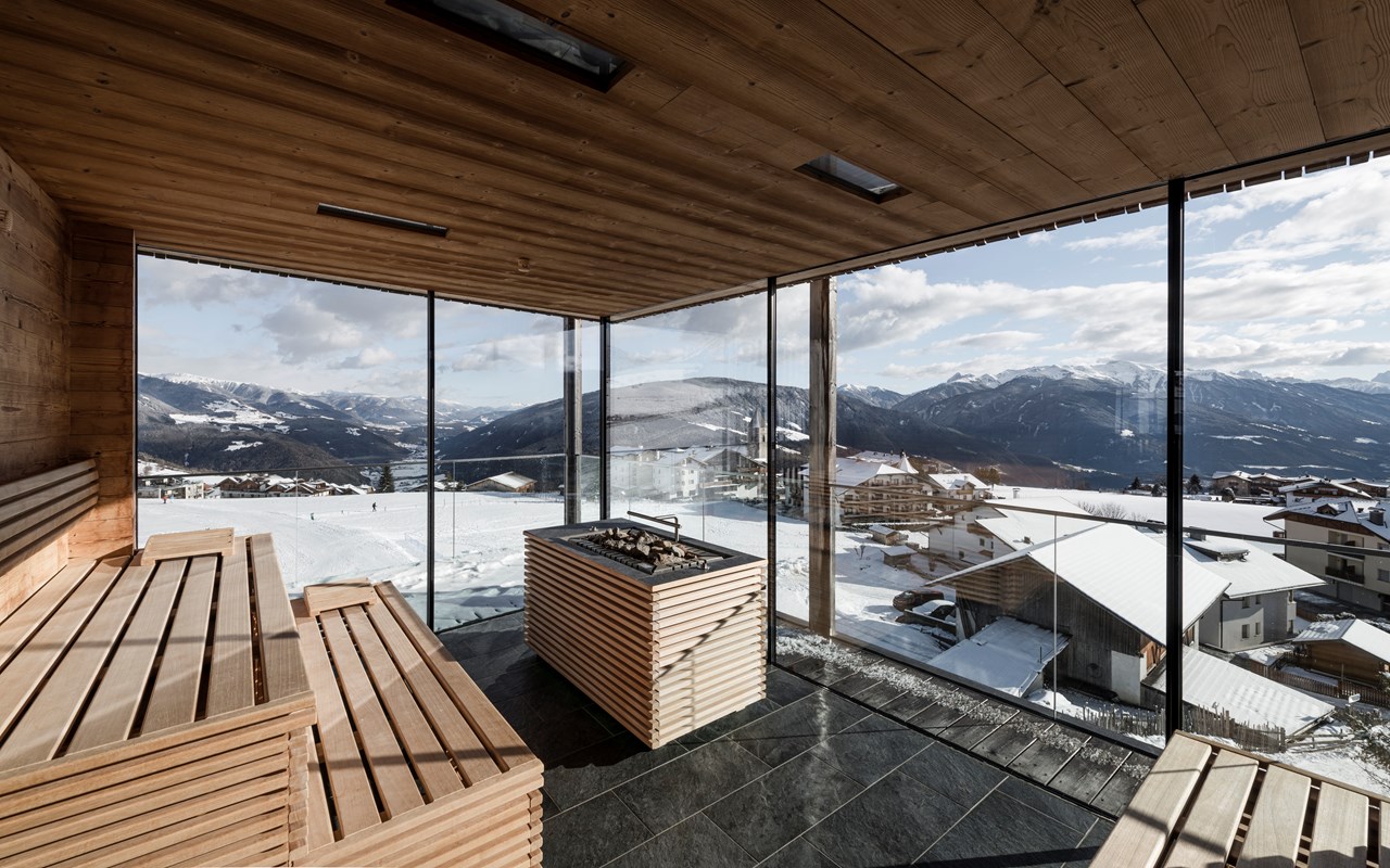 Alpine Lifestyle Hotel Ambet Saunen und Bäder im Detail Sky-Sauna