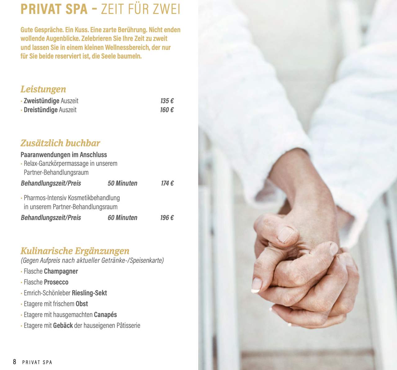 Romantik- & Wellnesshotel Deimann Massagen im Detail Privat SPA