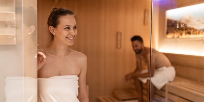 Wellnessurlaub - Pools: Außenpool nicht beheizt - Italien - Sauna im Wellnesshotel Torgglhof Kaltern - Hotel Torgglhof