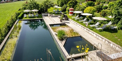 Wellnessurlaub - Aromasauna - Seefeld in Tirol - 20m biologischer Schwimmteich - Gardenhotel Crystal