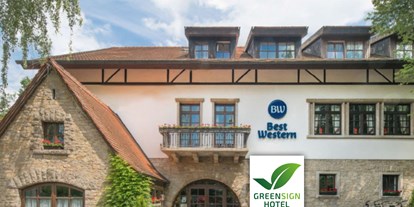 Wellnessurlaub - Verpflegung: Halbpension - Franken - Außenansicht vom Hotel - Best Western Hotel Polisina // Ochsenfurt