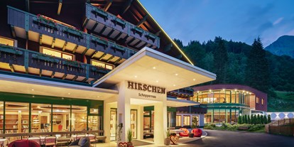 Wellnessurlaub - Parkplatz: kostenlos beim Hotel - Bodensee - Bregenzer Wald - Hirschen Wohlfühlhotel