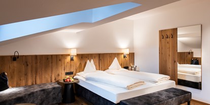 Wellnessurlaub - Umgebungsschwerpunkt: See - Leogang - Kaiserblick Suite Schlafzimmer 1 - Hotel Seehof
