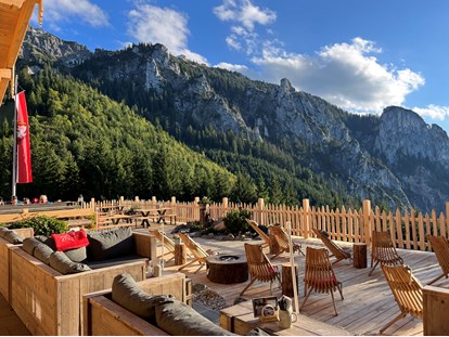 Wellnessurlaub - Restaurant - Tiroler Oberland - Hoteleigene Berghütte im Allgäu - Hotel Das Rübezahl