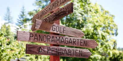 Wellnessurlaub - Umgebungsschwerpunkt: am Land - Garmisch-Partenkirchen - Hotelgarten - Inntalerhof - DAS Panoramahotel