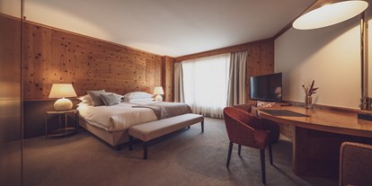 Wellnessurlaub - Bettgrößen: Doppelbett - Gaschurn - Executive Zimmer - Hotel Waldhuus Davos