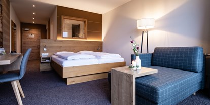 Wellnessurlaub - Bettgrößen: Doppelbett - Ehrwald - Zimmer - Hotel Das Weitblick Allgäu