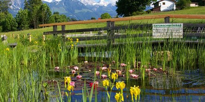 Wellnessurlaub - Bettgrößen: Doppelbett - Teisendorf - Naturteich - Naturhotel Reissenlehen