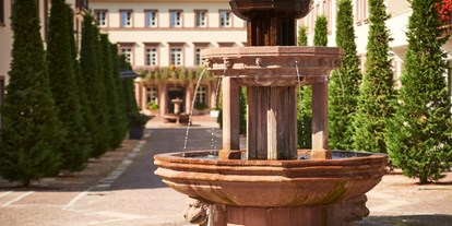 Wellnessurlaub - Therme - Baden-Württemberg - Allee im Innenhof - Hotel Therme Bad Teinach