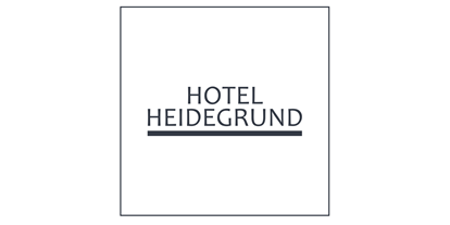 Wellnessurlaub - Hotel-Schwerpunkt: Wellness & Kulinarik - Niedersachsen - Hotel Heidegrund Logo - Hotel Heidegrund
