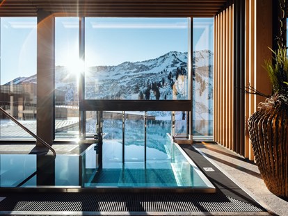 Wellnessurlaub - Pools: Außenpool beheizt - Egg (Egg) - Infinitypool  - Alpenstern Panoramahotel