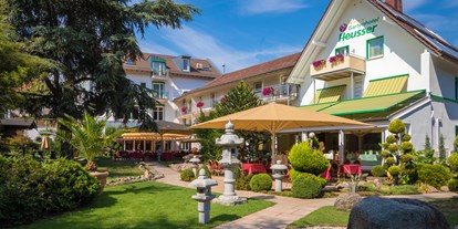 Wellnessurlaub - Finnische Sauna - Rheinland-Pfalz - Hotelgarten im Wellness- und Gartenhotel Heusser - Gartenhotel Heusser