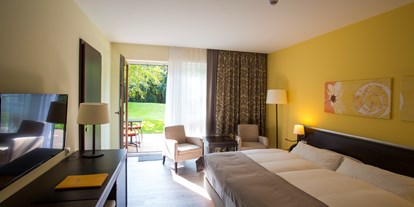 Wellnessurlaub - Finnische Sauna - Sachsen - Doppelzimmer zum Garten der Sinne - HEIDE SPA Hotel & Resort 