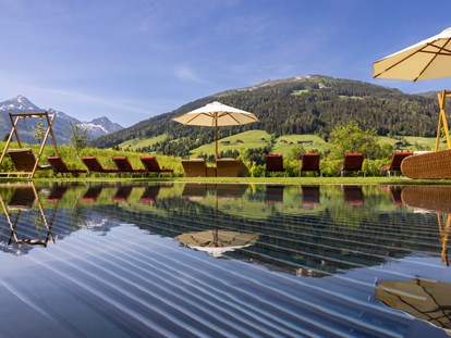 Wellnessurlaub - Hotel-Schwerpunkt: Wellness & Wandern - Alpbach - Whirpool im Adults Only mit fantastischem Ausblick - Alpbacherhof****s - Mountain & Spa Resort