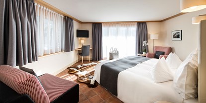 Wellnessurlaub - Bettgrößen: Twin Bett - Schweiz - Zimmer und Suiten im Alpen-Chic - Golfhotel Les Hauts de Gstaad & SPA