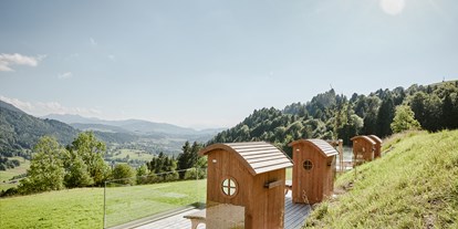 Wellnessurlaub - Hotel-Schwerpunkt: Wellness & Sport - Oberstaufen - Alpenkörbe / Outdoor-Wellness - Bergkristall - Mein Resort im Allgäu