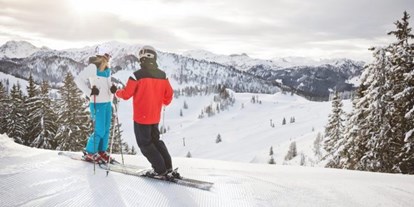Wellnessurlaub - Preisniveau: gehoben - Saalbach - Vom Hotel AlpenSchlössl aus gehen Sie nur zwei Minuten zum Einstieg ins weitläufige Skigebiet "Snow Space Salzburg". - Hotel AlpenSchlössl