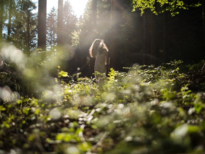 Wellnessurlaub - Gesichtsmassage - Riezlern - Haubers Wald ist zu allen Jahreszeiten und bei jedem Wetter ein Kraftort. - Haubers Naturresort