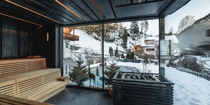 Wellnessurlaub - Paarmassage - Colfosco - Finnische Außensauna - Alpin Garden Luxury Maison & SPA