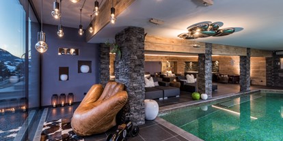 Wellnessurlaub - Whirlpool am Zimmer - Kastelruth - Innenpool - Alpin Garden Luxury Maison & SPA