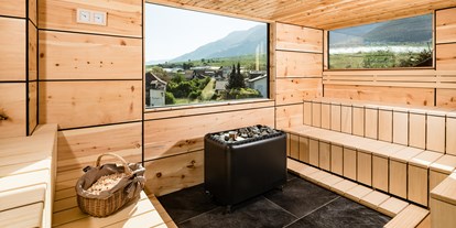 Wellnessurlaub - Schokoladenbehandlungen - Südtirol  - Panorama Sauna  - Hotel Mein Matillhof
