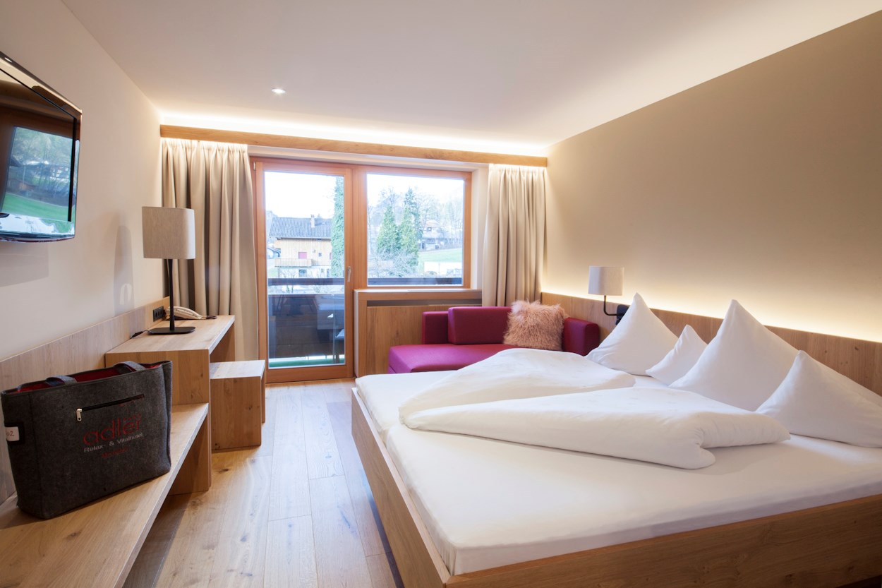 Relax- & Vitalhotel Adler Zimmerkategorien Top 4 Komfort Doppelzimmer 22m²