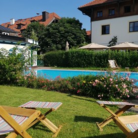 Wellnesshotel: Aussenpool - Romantik Spa Hotel Elixhauser Wirt