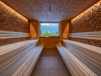 Narzissen Vital Resort Saunen und Bäder im Detail Zirbensauna