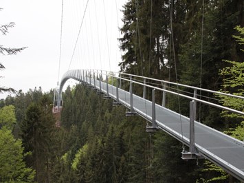 Landhotel Talblick **** Ausflugsziele Hängeseilbrücke WildLine auf dem Sommerberg Bad Wildbad 380 Meter lang!