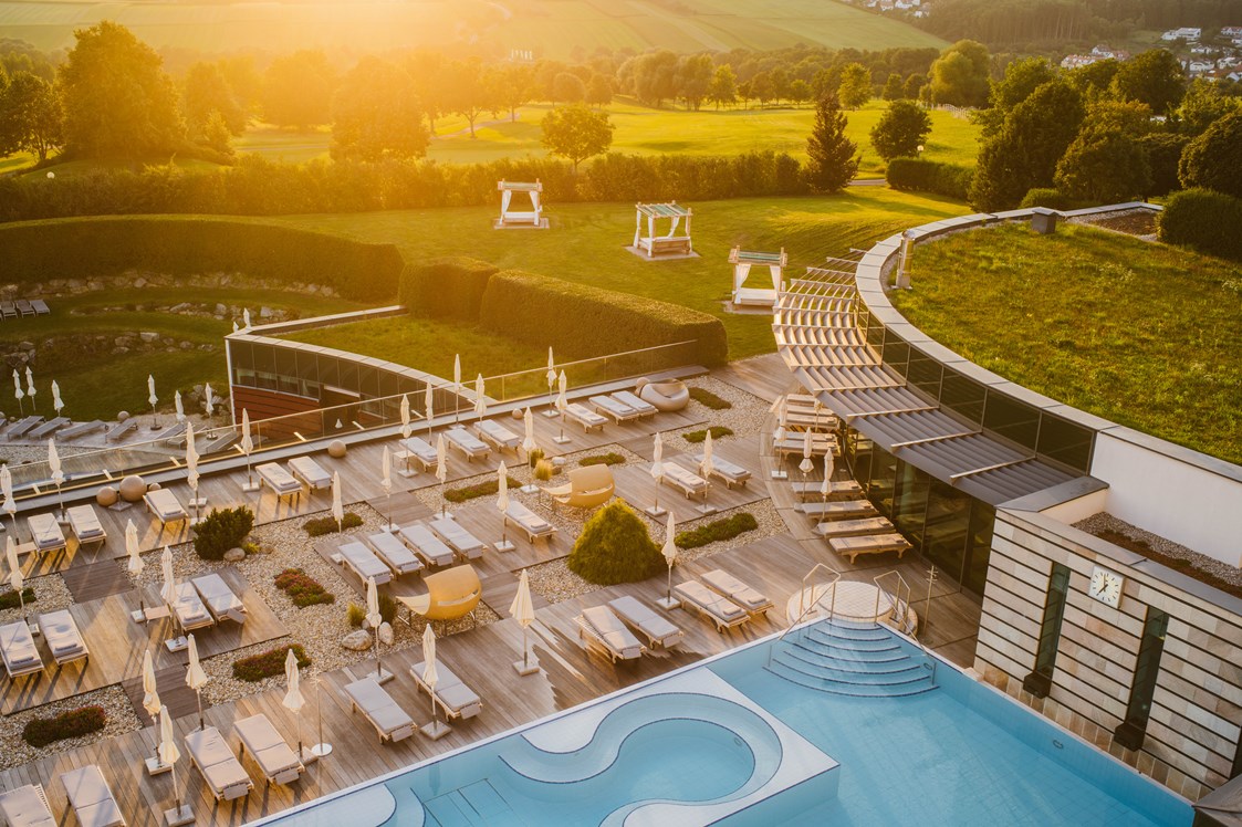 Wellnesshotel: Blick auf den Pleasure Pool - Hotel Reiters Supreme